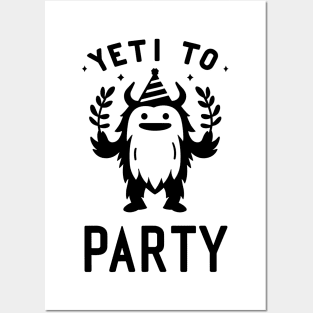 Yeti To Party Posters and Art